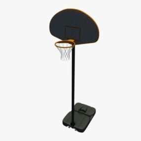 Model 3d Sasaran Bola Basket Modern