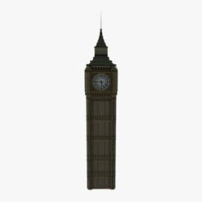 Modello 3d dell'edificio del Big Ben