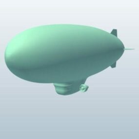 Blimp Zeppelin 3d malli