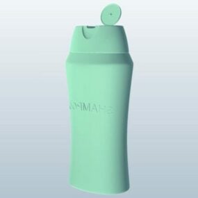 Bath Bottle Of Shampoo 3d-model