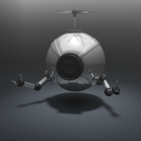 Small Personal Airplane 3d model
