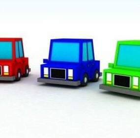 Cars Lowpoly Pack 3d model