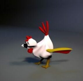 Lowpoly Chicken Animal 3d model