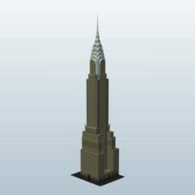 Usa Chrysler Building V1 3d-malli