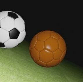 Common Football Soccer Ball 3d model