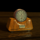Reloj vintage redondo de escritorio