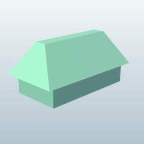 Cottage House Toy 3D-Modell