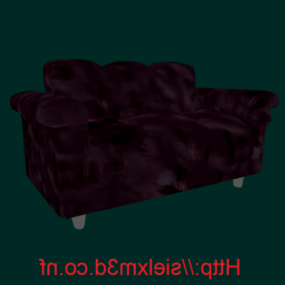 Nội thất ghế sofa phòng khách mô hình 3d
