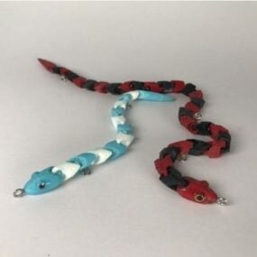 Mukautettu käärmekalastusuistin 3D-malli