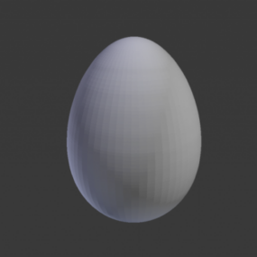 Duck Egg 3d model
