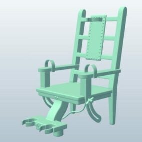 كرسي كهربائي نموذج 3D