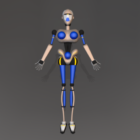 Emily Girl Robot Character