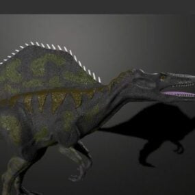 Modelo 3d do dinossauro Espinosaurio