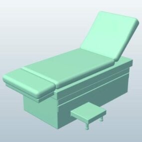 Doctor Table Chair 3d model