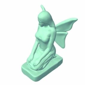 妖精の像3Dモデル