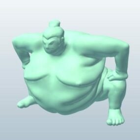 Sumo Figurine 3d-modell