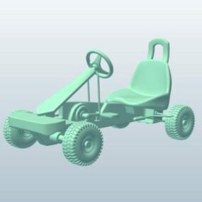 3D model vozidla Go Kart