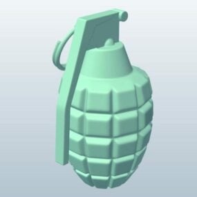 手榴弹 Lowpoly 3D模型