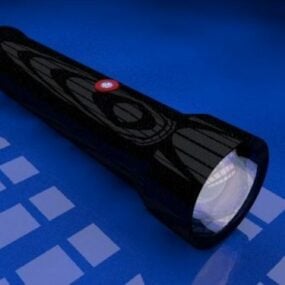 Mô hình đèn flash cầm tay 3d