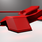 Hover Tank Lowpoly