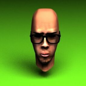 İnsan Kafası Karakteri 3d modeli