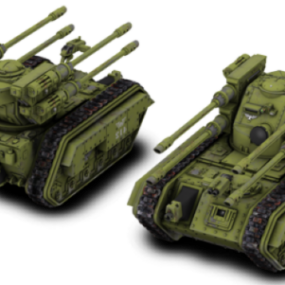 Hydra Imperial Guard Vehicle 3D-malli