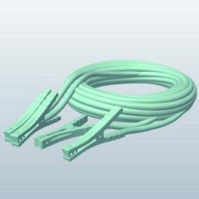 3D model startovacích kabelů