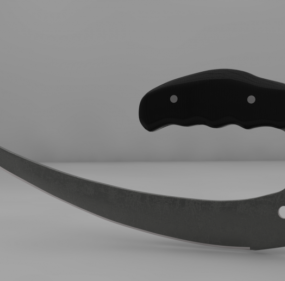 Messer Ulaks Waffe 3D-Modell