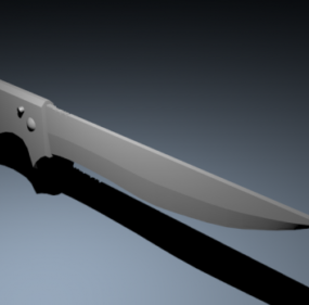 3д модель боевого ножа аниме-оружия