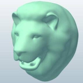 Door Lion Sculpt 3d model