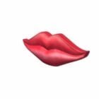 Mädchen Lippen