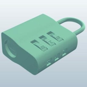 Luggage Lock 3d model