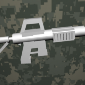 Weapon M4 Assault Rifle 3d model