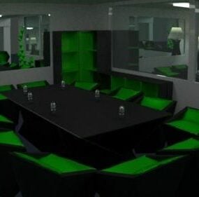 会议室场景3d模型