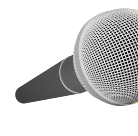 Enkeltmikrofon V1 3d-model