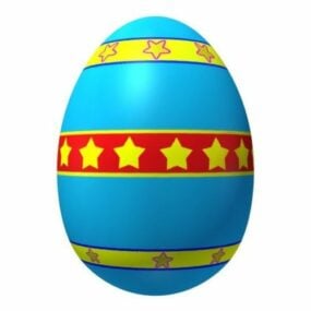 3D model velikonočního vajíčka