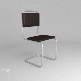 Office Chair S Shape Frame 3d model