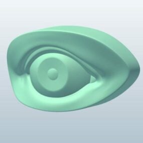 3д модель скульптуры глаза