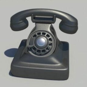 Old Vintage Phone V1 3d model
