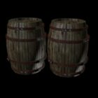 Old Wooden Barrel V1