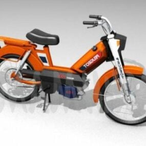 نموذج دراجة بيجو خمر 3D