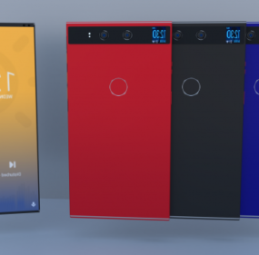 Android Phone V1 דגם תלת מימד
