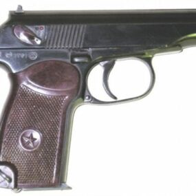 אקדח מאקארוב דגם תלת מימד