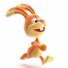 Cartoon Rabbit 3d model