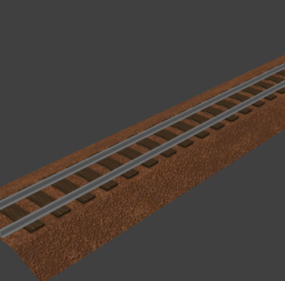 نموذج مسار السكة الحديد ثلاثي الأبعاد