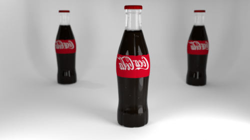 Plastikowa Butelka Cocacola