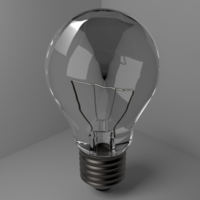 Realistic Bulb Lamp 3d model