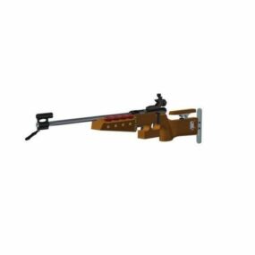 Modelo 3D de arma de rifle vintage