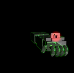 ربات بازوی مصنوعی مدل سه بعدی