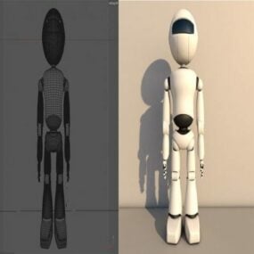 Model 3D robota Scifi Mars Explorer